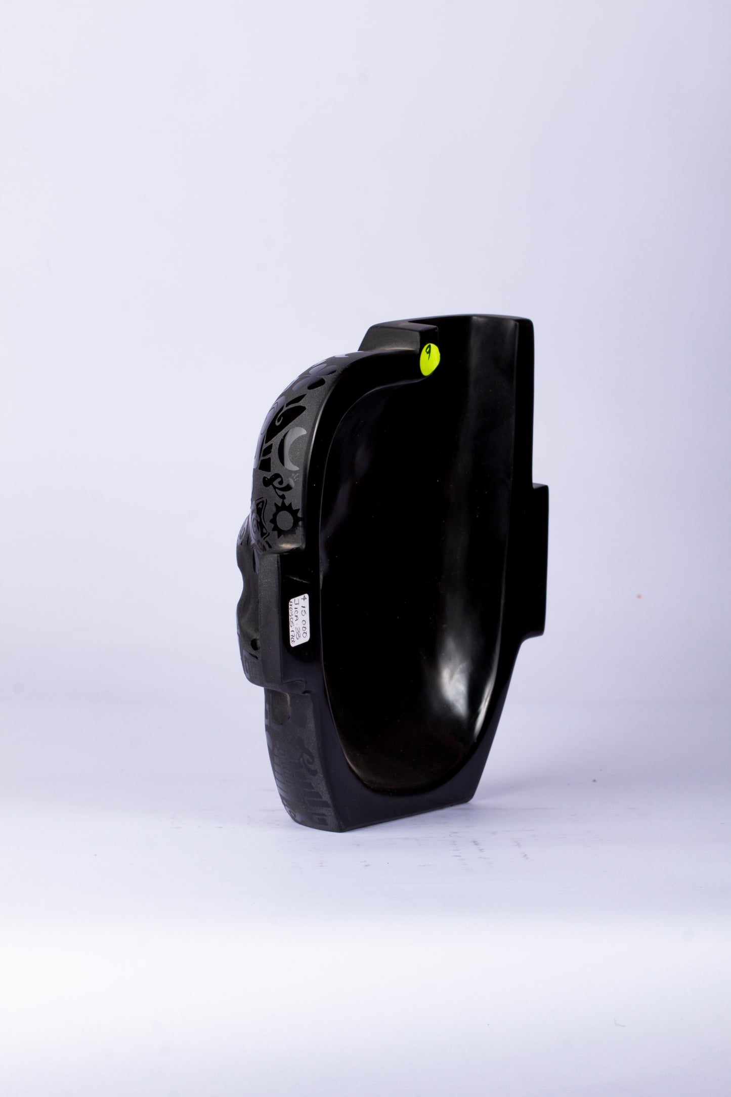 Máscara Dualidad – Obsidiana Grabada