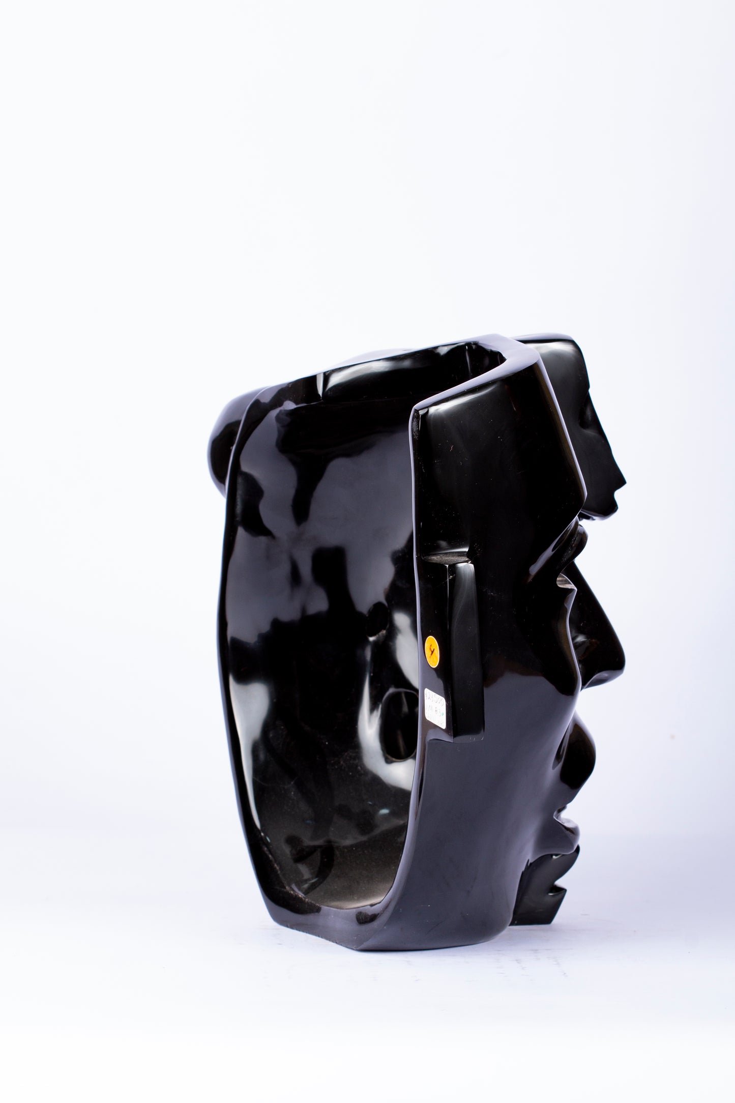 Máscara Dualidad Jaguar – Obsidiana Negra